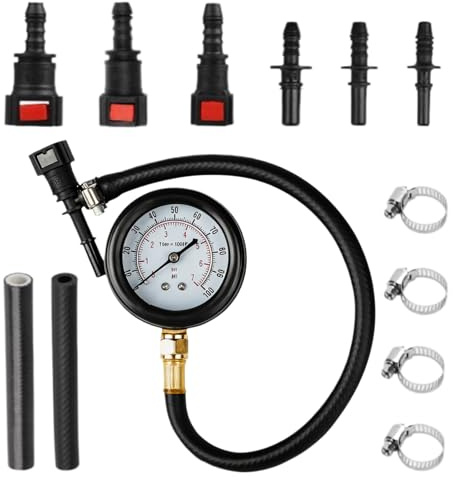 Generisch Comprobador de pérdida de presión, robusto, preciso, solución completa con varios adaptadores, dispositivo de diagnóstico de presión de – para coche, moto, garaje, taller