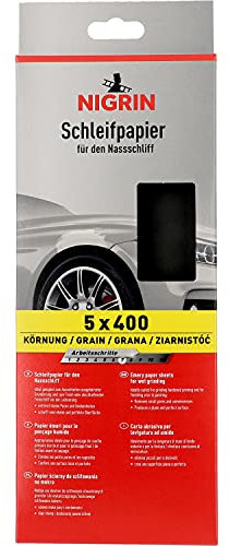 NIGRIN 20702 Sandpaper for Wet Sanding