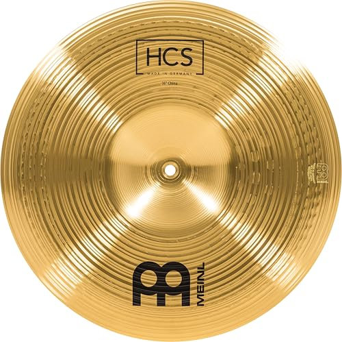 Meinl Cymbals HCS Plato China de 16 pulgadas (40,64cm) Platillos de Batería – Latón, Acabado Tradicional (HCS16CH)
