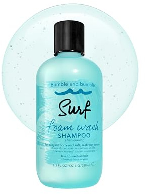 Bumble and bumble. Surf Foam Wash Texturizing Shampoo | Adds Lightweight Seabreezy Texture and Volume | For Fine to Medium Wavy, Straight, 8.5 Fl Oz