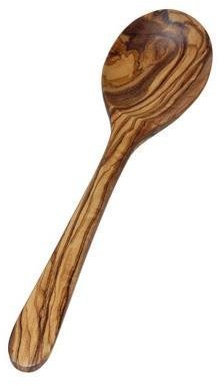 Kremers Esslöffel Olivenholz, Holz, Natur, 19 x 19 x 19 cm