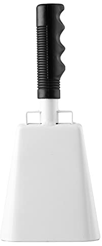 Musfunny Steel Cowbells with Handle, Cheering Cow Bells Loud Noise Makers