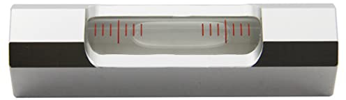 SUOYATE Mini livella a Bolla Portatile 0,02 mm/m Livella a Bolla Alta precisione Livellamento Precisione Misurazione Leggera Strumento di Costruzione Fai-da-Te
