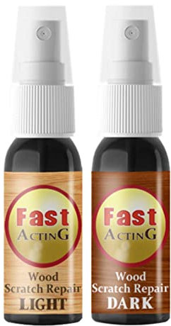 Pomrone Rimuovi Graffi per Pavimenti in Legno, 2 Pezzi Riparazione Graffi per mobili in Legno, Agente di ritocco riparatore di Graffi per Pavimenti per eliminare Le Macchie dai Pavimenti in Legno