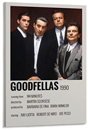 DAGUYS Vintage Goodfellas Filmposter, 16 Bilder, Druck, Wandkunst, Poster, Gemälde, Leinwand, Poster, Kunstwerke, Raumästhetik, 30 x 45 cm