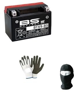 KOMPATIBEL MIT ROYAL Enfield Himalayan E5 411 Jahr 2021 al 2022 Batterie YTX9-BS BS BTX9-BS GEBRAUCHSFERTIG GELIEFERT 8AH Ampere 12 Volt BATTERIEN FÜR Motorrad-Roller 150X87X105MM