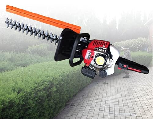 Kaichenyt Benzinheckenschere, 22.5cc Benzin Motorheckenschere 1,25PS Freischneider Rasentrimmer Gartenschere Max Geschwindigkeit 9000 r/min Heckenschere