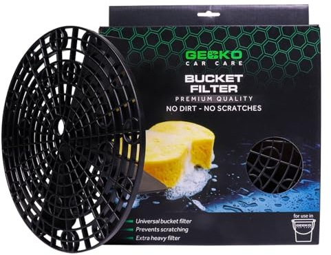 Gecko Eimer Filter (Grit Guard), Schwarz