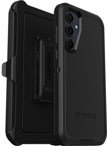 OtterBox Defender Case for Samsung Galaxy A55 5G, Black | Shockproof, Drop-Proof, Ultra-Rugged Protective Case, 5x Tested to Military Standard