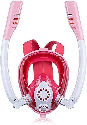 ZGYOZMNG Tauchmasken Kinder-Tauchmaske, Vollgesichts-Schnorchelmaske, Unterwasser-Antibeschlag-Schnorchel-Tauchmaske zum Schwimmen, Speerfischen, Tauchen