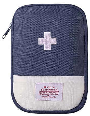 Disnace Trousse Premier Secours Vide, Mini Trousse De Secours Vide, Sac De Stockage De Médecine Portable, Kits De Premiers Secours Portables, Trousses Medicaments Voyage, Mini Boîte Médical