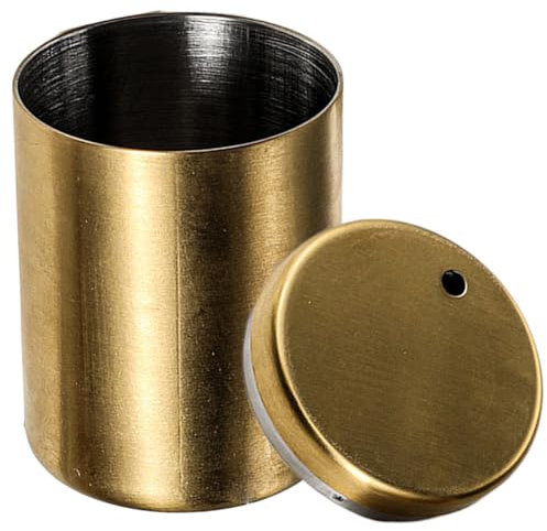 Zahnstochergehäuse, Zahnstocherhalter, 2pcs Edelstahl Zahnstocher Spender, Großkapazitätsverdickung Zahnstocherhalter für Restaurant, Gold, Küchenwerkzeuge