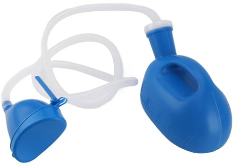 2000 ml Unisex-Urinalflasche für Männer und Frauen mit versiegeltem Deckel, langer Schlauch, weicher Mund, dicke tragbare Pinkelflasche