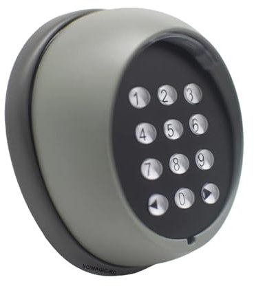 Apriporta automatico, apricancello automatico, Ricevitore 433MHZ 1527 tastierino numerico senza fili del telecomando for l'apricancello scorrevole automatico della porta del garage battente per famigl