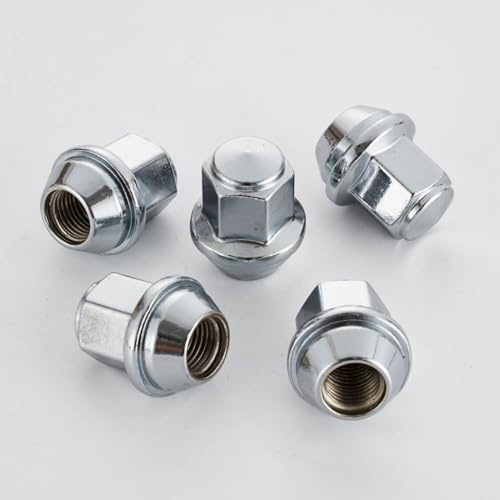 REHOSE 14x1,5 Radmuttern for Ford Mustang 2015-2020 for Einteilige Chrommuttern m14x1,5, 13/16 21 mm Sechskant, 37 mm Höhe