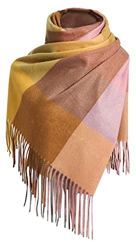 Generisch Schal Damen Herren - Schal Mit Ärmeln Für Damen Fashion Damen Wollschal Weiche Dreieckstücher Leichte Musselin Tuch Warm, Kuschelig und Oversized Winter Hochzeit Reisen