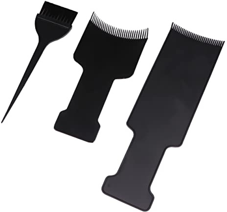 minkissy Kit Per La Dei 3 in 1 Set Di Pennelli Per Mèches E Pettine Per La Colorazione Dei Per Salone Di Bellezza E Casa