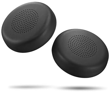 Cuscinetti auricolari di ricambio per cuffie wireless Lenovo 5 set (10 pezzi), memory foam, nero