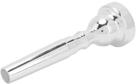 Messing Wind Trompete Mundstück Musikinstrument Teile für Performance -Accessoires (7c Silber plattiert)