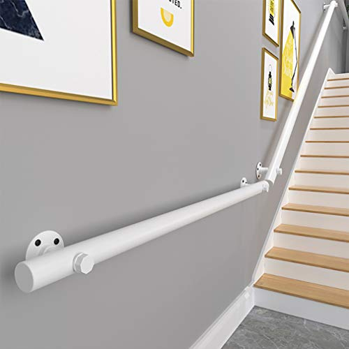 Kit completo per scale in legno di pino bianco, antiscivolo, per scale interne, corrimano in legno, lunghezza 30 400 cm (dimensioni: 30 cm)