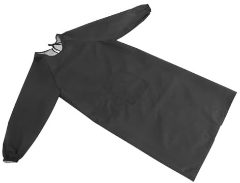 PartyKindom Wasserdichte Schürze Kochen Reinigen Und Malen Ölfeste Schürze Für Herren Und Damen Mit Praktischen Taschen Und Langen Ärmeln