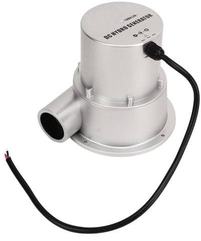 Generador hidroeléctrico de turbina de agua Motor imán permanente sin escobillas de alta eficiencia Generador de hidro de fuerza de agua pequeña para arroyos y 4 m de alta tubería (Sj18a)