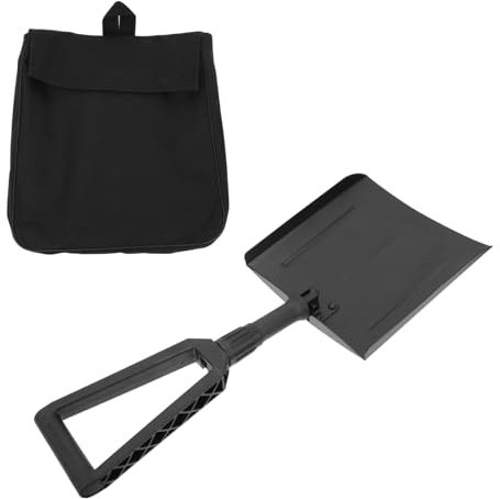 CIMAXIC Schneeschaufel Einziehbar Winter Schneeräumwerkzeug Schlammräumschaufel Mit Ergonomischem Griff Für Schnee Entfernung Und Notfälle