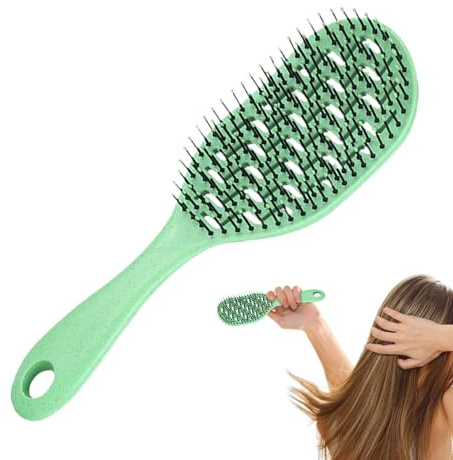 Cepillo de pelo para hombre, cepillo de masaje de pala, peine de aseo fino y fino para el hogar, viajes, día festivo, dormitorio universitario