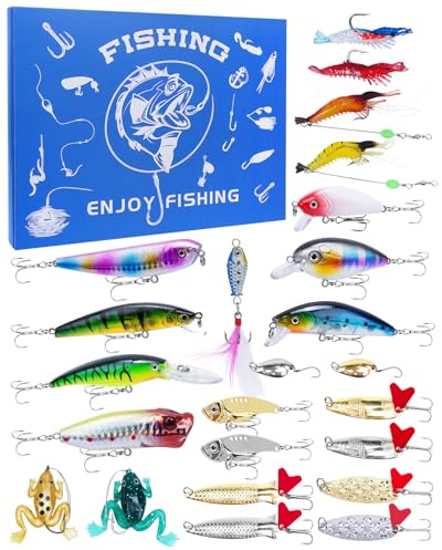 Fiskebetesset, 18 stycken olika konstbete, fiskelådor med spinndrag och grodbeten (fiske 1)