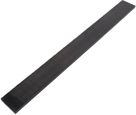 SEAFRONT Bassgitarre Griffbrett DIY Herstellung Fingerboard Ersatz durch Ebony Holz Schwarzer Elektro -Bass -Garten -E -Gitarre -Zubehör (BLACK)