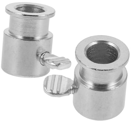 AKOOSY 2 Pezzi Accessori Barbecue per Spiedo Rotante in Metallo con Manicotto Sicurezza Resistente e Facile da Installare per Gas Mantenimento Stabile e Protezione Carne Durante Cottura