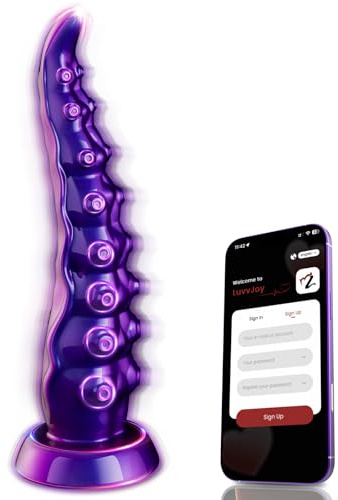 Anal Dildo Vibrator mit 10 Stoßfunktion Heizung Vibration Vibratoren Vibratorensets Analplug Prostata stimulation Sex Spielzeug für die Frau Männer Analdildos Monster Fantasy Knoten Dildo Sex Toy
