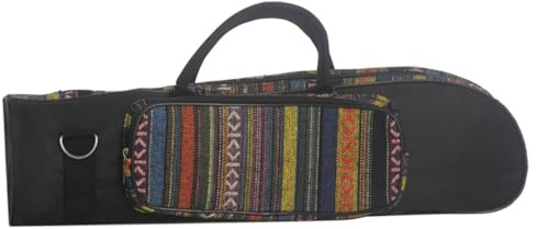 Alipis Borsa per Trasporto Tromba Manico, Custodia Protettiva Oxford, Tasca Laterale Multiuso, Design Portatile ed Elegante per Musicisti