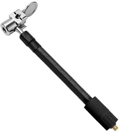 HEEZOU Daumenpress-Luftfutter-Adapter, 6 mm Gewinde, Schnellverbindung, Reifenfüller, allgemeine Adapterdesigns für Fahrrad, Motorrad, starke Reifenfülldüse