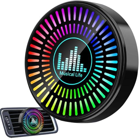 Diffuseur de parfum de voiture - Lumière d'aromathérapie | Désodorisant intelligent | Module d'éclairage Intelligent à Dispersion de parfum, dispositif d'éclairage à Diffusion automatique d'arôme, pla