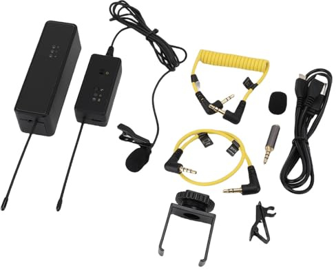 Microfono per Fotocamera Portatile con Riduzione del Rumore del, Registrazione Video, Microfono da Bavero per Uso Esterno, Tipo ABSDirectivity