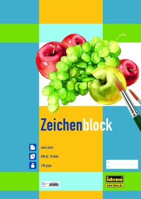 Idena Zeichenblock A2 10 Blatt
