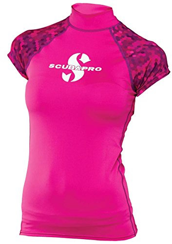 SCUBAPRO Flamingo Rash Guard Ärmellos Damen Slim Fit UV-Shirt Collection 2017 (XS)