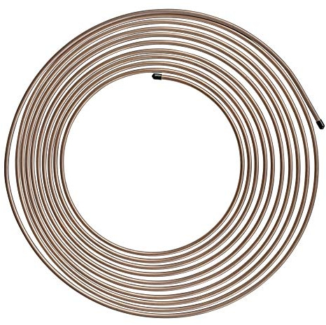 4LIFETIMELINES Superior Non-Magnetic True Copper-Nickel Brake Line Tubing Coil – Durable & Rust-Resistant 3/16 x 25' (.028 Wall Thickness) – Premium Quality for Enhanced Vehicle Safety & Performance