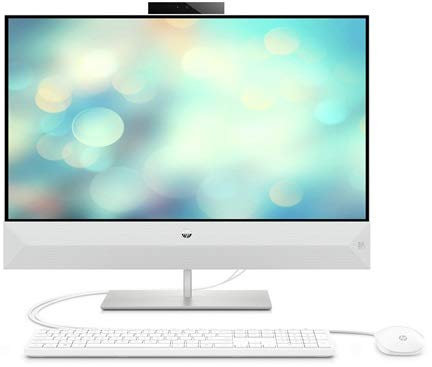 HP Pavilion 27-xa0400ng 68,6 cm (27) 1920 x 1080 Pixel 1,7 GHz Intel® Core™ i5 di ottava generazione i5-8400T Bianco PC All-in-one