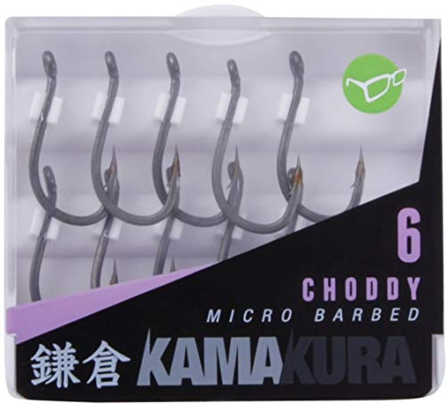 Korda Kamakura Choddy Karpfenhaken, extrem scharfe Spitze, sicher, 10 Stück