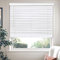 CHICOLOGY Schnurlose Jalousien, 5,1 cm breit, horizontal, venezianische Fensterbehandlung, ideal für Kinder, Innenmontage, 71 cm breit x 152 cm hoch, Weiß