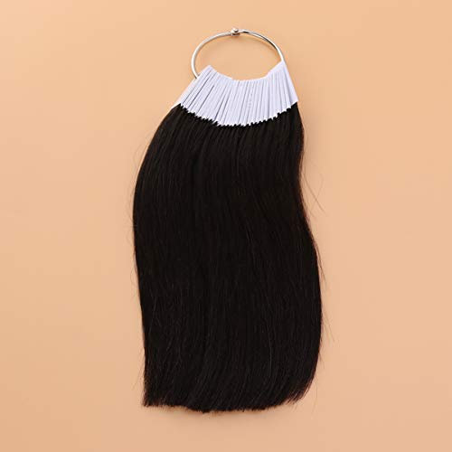 OSALADI 30stücke Teiliges Echthaar-farbsample Farbgraden Haarstyling-trainingshilfe Langlebig Und Wiederverwendbar Für Friseure Und Haarfarben-testanwendungen