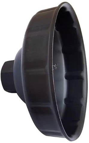 Shonee 76mm 12 Flutes Oil Filter Wrench for BMW. Steel Oil Filter Cap Socket Removal Tool for BMW and Harley Davidson Oil Filters with 76x 12 Flutes