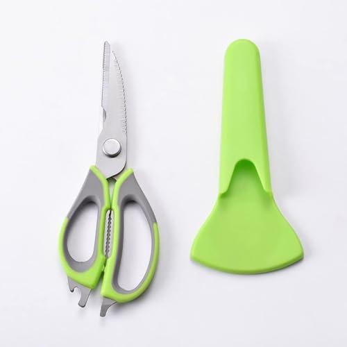 Ciseaux de Cuisine Professionnel, Cisailles à volaille de cuisine, ciseaux de cuisine en acier inoxydable, ciseaux multifonctions détachables for os de poulet avec manchon magnétique, articles ménager