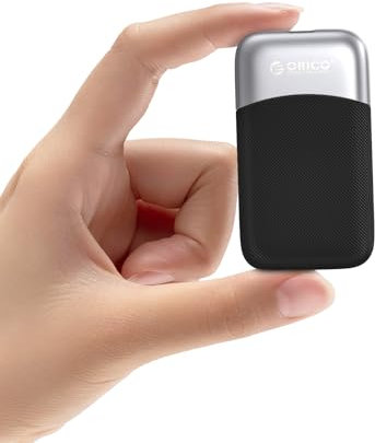 ORICO 2TB SSD esterno fino a 2000MB/s, unità portatile a stato solido con cavo USB C&A da 20Gbps, archiviazione affidabile per smartphone Type-C, tablet, laptop, USB 3.2 Gen 2x2- M20
