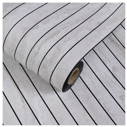 Cozylkx Wood Slat Wall Panel 40x300cm Self-Adhesive 3mm Thick Wallpaper Decorative 3D Wall Panels for Wall Ceiling Kitchen Bedroom