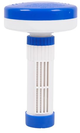 Dispensador Flotante de tabletas para Piscina, Flotador de Cloro de Gran Capacidad con liberación Ajustable para Mantenimiento de Agua en Interiores y Exteriores, y Piscinas, 4.72 x 8.27