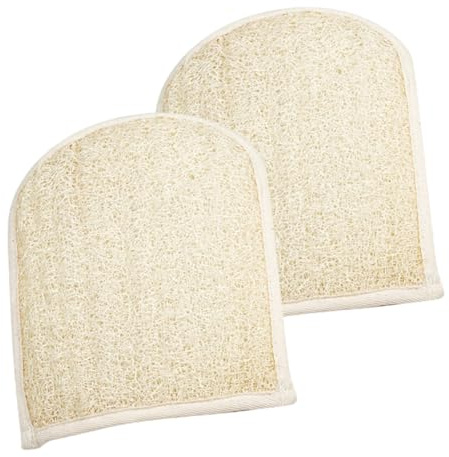 OATIPHO 2 Pezzi Esfolianti per Bagno Luffa per Profonda Della Doccia Naturali per Esperienza Bagno Confortevole e Schiumosa