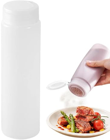 Salière à épices 600 ml avec couvercle à saupoudrer, rangement rechargeable pour poivre, saupoudrer et tiroirs de cuisine